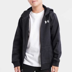   Under Armour RIVAL COTTON FZ HOODIE (1357613 001) Детски Суичър