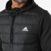  Adidas Ess Hybrid Down Hooded Jacket (HZ4430) 