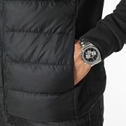  Adidas Ess Hybrid Down Hooded Jacket (HZ4430) 